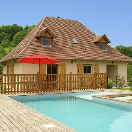 Modern Holiday Home With Private Pool Loubressac Exteriör bild