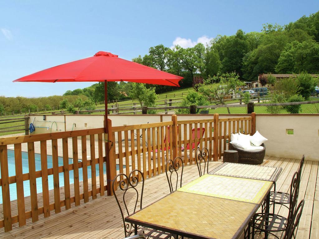 Modern Holiday Home With Private Pool Loubressac Exteriör bild